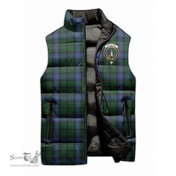 Scottish MacIntyre Clan Tartan Puffer Vest, Family Crest Plaid Sleeveless Down Jacket Scottish Plaid Tartan Plaid - ScotsTee - scotstee.com