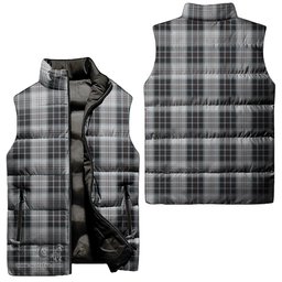 Scottish MacRae Dress Tartan Tartan Puffer Vest, Tartan Plaid Sleeveless Down Jacket Scottish Plaid Tartan Plaid - ScotsTee - scotstee.com