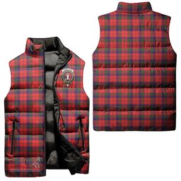 Scottish Robertson Modern Clan Tartan Puffer Vest, Family Crest Plaid Sleeveless Down Jacket Scottish Plaid Tartan Plaid - ScotsTee - scotstee.com