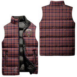 Scottish Ogilvie (Ogilvy) Clan Tartan Puffer Vest, Family Crest Plaid Sleeveless Down Jacket Scottish Plaid Tartan Plaid - ScotsTee - scotstee.com