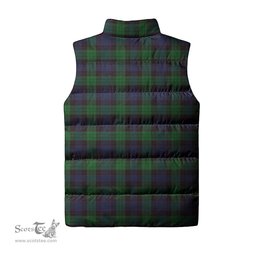 Scottish Stewart Old Clan Tartan Puffer Vest, Family Crest Plaid Sleeveless Down Jacket Scottish Plaid Tartan Plaid - ScotsTee - scotstee.com