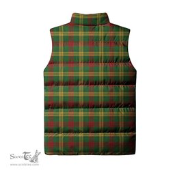 Scottish MacMillan Society of Glasgow Tartan Tartan Puffer Vest, Tartan Plaid Sleeveless Down Jacket Scottish Plaid Tartan Plaid - ScotsTee - scotstee.com