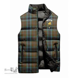Scottish MacTavish Hunting Clan Tartan Puffer Vest, Family Crest Plaid Sleeveless Down Jacket Scottish Plaid Tartan Plaid - ScotsTee - scotstee.com