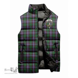 Scottish Russell Clan Tartan Puffer Vest, Family Crest Plaid Sleeveless Down Jacket Scottish Plaid Tartan Plaid - ScotsTee - scotstee.com