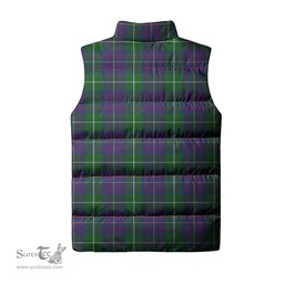 Scottish MacIntyre Inglis Tartan Tartan Puffer Vest, Tartan Plaid Sleeveless Down Jacket Scottish Plaid Tartan Plaid - ScotsTee - scotstee.com