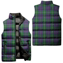 Scottish MacIntyre Inglis Tartan Tartan Puffer Vest, Tartan Plaid Sleeveless Down Jacket Scottish Plaid Tartan Plaid - ScotsTee - scotstee.com
