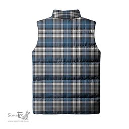 Scottish Napier Modern Clan Tartan Puffer Vest, Family Crest Plaid Sleeveless Down Jacket Scottish Plaid Tartan Plaid - ScotsTee - scotstee.com