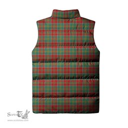 Scottish MacDonald of Kingsburgh Tartan Tartan Puffer Vest, Tartan Plaid Sleeveless Down Jacket Scottish Plaid Tartan Plaid - ScotsTee - scotstee.com