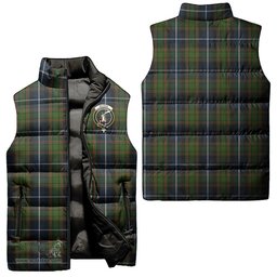 Scottish MacRae Hunting Clan Tartan Puffer Vest, Family Crest Plaid Sleeveless Down Jacket Scottish Plaid Tartan Plaid - ScotsTee - scotstee.com
