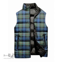 Scottish Smith Ancient Tartan Tartan Puffer Vest, Tartan Plaid Sleeveless Down Jacket Scottish Plaid Tartan Plaid - ScotsTee - scotstee.com