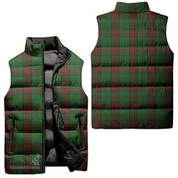Scottish Maxwell Hunting Tartan Tartan Puffer Vest, Tartan Plaid Sleeveless Down Jacket Scottish Plaid Tartan Plaid - ScotsTee - scotstee.com