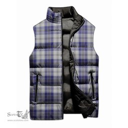 Scottish MacPherson Dress Blue Tartan Tartan Puffer Vest, Tartan Plaid Sleeveless Down Jacket Scottish Plaid Tartan Plaid - ScotsTee - scotstee.com