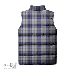 Scottish MacPherson Dress Blue Tartan Tartan Puffer Vest, Tartan Plaid Sleeveless Down Jacket Scottish Plaid Tartan Plaid - ScotsTee - scotstee.com