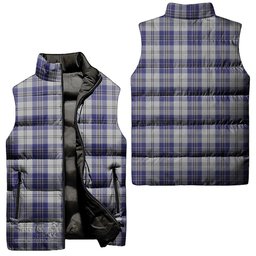 Scottish MacPherson Dress Blue Tartan Tartan Puffer Vest, Tartan Plaid Sleeveless Down Jacket Scottish Plaid Tartan Plaid - ScotsTee - scotstee.com