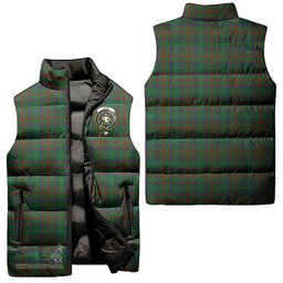Scottish Shaw of Tordarroch Green Hunting Clan Tartan Puffer Vest, Family Crest Plaid Sleeveless Down Jacket Scottish Plaid Tartan Plaid - ScotsTee - scotstee.com