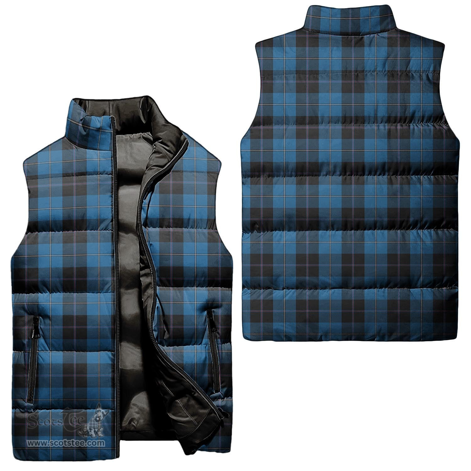 Scottish Sorbie Tartan Tartan Puffer Vest, Tartan Plaid Sleeveless Down Jacket Scottish Plaid Tartan Plaid - ScotsTee - scotstee.com