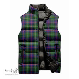 Scottish Malcolm Tartan Tartan Puffer Vest, Tartan Plaid Sleeveless Down Jacket Scottish Plaid Tartan Plaid - ScotsTee - scotstee.com