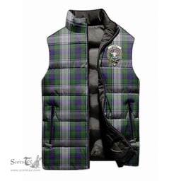 Scottish Murray of Atholl Dress Clan Tartan Puffer Vest, Family Crest Plaid Sleeveless Down Jacket Scottish Plaid Tartan Plaid - ScotsTee - scotstee.com