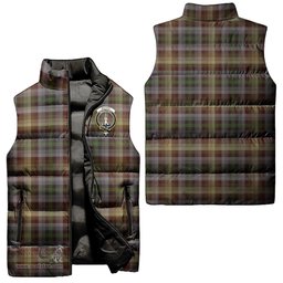 Scottish MacKay of Strathnaver Clan Tartan Puffer Vest, Family Crest Plaid Sleeveless Down Jacket Scottish Plaid Tartan Plaid - ScotsTee - scotstee.com