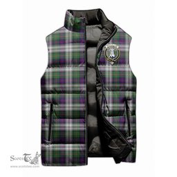 Scottish MacCallum Dress Clan Tartan Puffer Vest, Family Crest Plaid Sleeveless Down Jacket Scottish Plaid Tartan Plaid - ScotsTee - scotstee.com