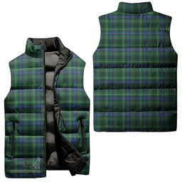 Scottish Stewart Hunting Modern Tartan Tartan Puffer Vest, Tartan Plaid Sleeveless Down Jacket Scottish Plaid Tartan Plaid - ScotsTee - scotstee.com