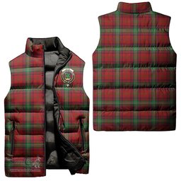 Scottish Seton Clan Tartan Puffer Vest, Family Crest Plaid Sleeveless Down Jacket Scottish Plaid Tartan Plaid - ScotsTee - scotstee.com