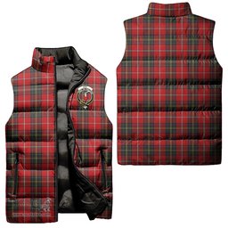 Scottish Orr Clan Tartan Puffer Vest, Family Crest Plaid Sleeveless Down Jacket Scottish Plaid Tartan Plaid - ScotsTee - scotstee.com