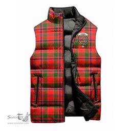 Scottish Munro Modern Clan Tartan Puffer Vest, Family Crest Plaid Sleeveless Down Jacket Scottish Plaid Tartan Plaid - ScotsTee - scotstee.com