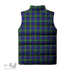 Scottish Sempill Modern Tartan Tartan Puffer Vest, Tartan Plaid Sleeveless Down Jacket Scottish Plaid Tartan Plaid - ScotsTee - scotstee.com