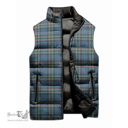 Scottish Ralston UK Tartan Tartan Puffer Vest, Tartan Plaid Sleeveless Down Jacket Scottish Plaid Tartan Plaid - ScotsTee - scotstee.com