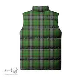 Scottish Moss Tartan Tartan Puffer Vest, Tartan Plaid Sleeveless Down Jacket Scottish Plaid Tartan Plaid - ScotsTee - scotstee.com