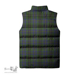 Scottish MacInnes Tartan Tartan Puffer Vest, Tartan Plaid Sleeveless Down Jacket Scottish Plaid Tartan Plaid - ScotsTee - scotstee.com