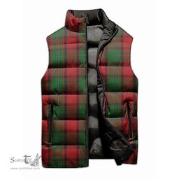 Scottish MacPhail Tartan Tartan Puffer Vest, Tartan Plaid Sleeveless Down Jacket Scottish Plaid Tartan Plaid - ScotsTee - scotstee.com
