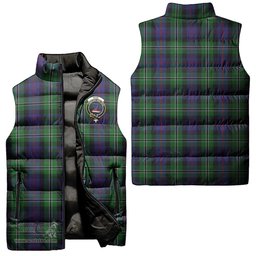 Scottish Rose Hunting Clan Tartan Puffer Vest, Family Crest Plaid Sleeveless Down Jacket Scottish Plaid Tartan Plaid - ScotsTee - scotstee.com