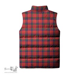 Scottish Robertson Modern Tartan Tartan Puffer Vest, Tartan Plaid Sleeveless Down Jacket Scottish Plaid Tartan Plaid - ScotsTee - scotstee.com