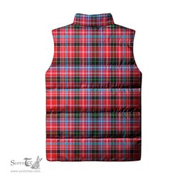 Scottish Udny Clan Tartan Puffer Vest, Family Crest Plaid Sleeveless Down Jacket Scottish Plaid Tartan Plaid - ScotsTee - scotstee.com