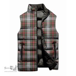 Scottish Stewart Dress Tartan Tartan Puffer Vest, Tartan Plaid Sleeveless Down Jacket Scottish Plaid Tartan Plaid - ScotsTee - scotstee.com