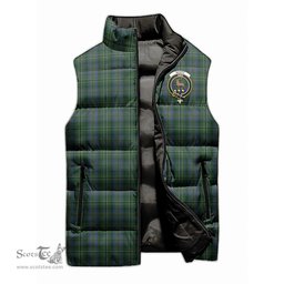 Scottish Scott Hunting Clan Tartan Puffer Vest, Family Crest Plaid Sleeveless Down Jacket Scottish Plaid Tartan Plaid - ScotsTee - scotstee.com