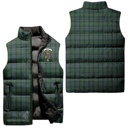 Scottish Scott Hunting Clan Tartan Puffer Vest, Family Crest Plaid Sleeveless Down Jacket Scottish Plaid Tartan Plaid - ScotsTee - scotstee.com