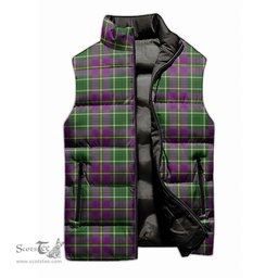 Scottish Taylor Tartan Tartan Puffer Vest, Tartan Plaid Sleeveless Down Jacket Scottish Plaid Tartan Plaid - ScotsTee - scotstee.com