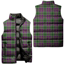 Scottish Taylor Tartan Tartan Puffer Vest, Tartan Plaid Sleeveless Down Jacket Scottish Plaid Tartan Plaid - ScotsTee - scotstee.com