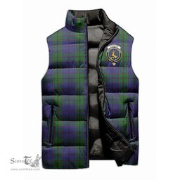 Scottish Strachan Clan Tartan Puffer Vest, Family Crest Plaid Sleeveless Down Jacket Scottish Plaid Tartan Plaid - ScotsTee - scotstee.com