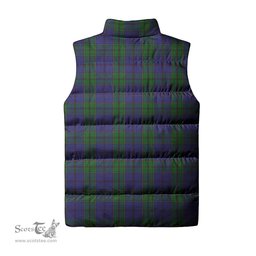 Scottish Strachan Clan Tartan Puffer Vest, Family Crest Plaid Sleeveless Down Jacket Scottish Plaid Tartan Plaid - ScotsTee - scotstee.com