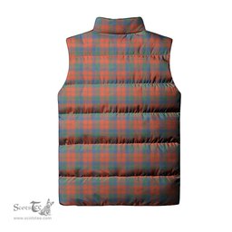 Scottish Robertson Ancient Clan Tartan Puffer Vest, Family Crest Plaid Sleeveless Down Jacket Scottish Plaid Tartan Plaid - ScotsTee - scotstee.com
