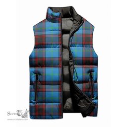 Scottish Wedderburn Tartan Tartan Puffer Vest, Tartan Plaid Sleeveless Down Jacket Scottish Plaid Tartan Plaid - ScotsTee - scotstee.com