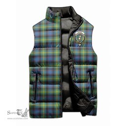 Scottish Watson Ancient Clan Tartan Puffer Vest, Family Crest Plaid Sleeveless Down Jacket Scottish Plaid Tartan Plaid - ScotsTee - scotstee.com