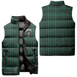 Scottish Ross Hunting Modern Clan Tartan Puffer Vest, Family Crest Plaid Sleeveless Down Jacket Scottish Plaid Tartan Plaid - ScotsTee - scotstee.com