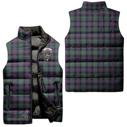 Scottish Rose Hunting Modern Clan Tartan Puffer Vest, Family Crest Plaid Sleeveless Down Jacket Scottish Plaid Tartan Plaid - ScotsTee - scotstee.com