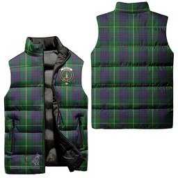 Scottish MacIntyre Hunting Clan Tartan Puffer Vest, Family Crest Plaid Sleeveless Down Jacket Scottish Plaid Tartan Plaid - ScotsTee - scotstee.com