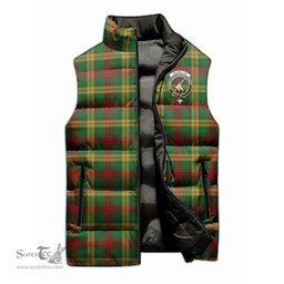 Scottish MacMillan Society of Glasgow Clan Tartan Puffer Vest, Family Crest Plaid Sleeveless Down Jacket Scottish Plaid Tartan Plaid - ScotsTee - scotstee.com